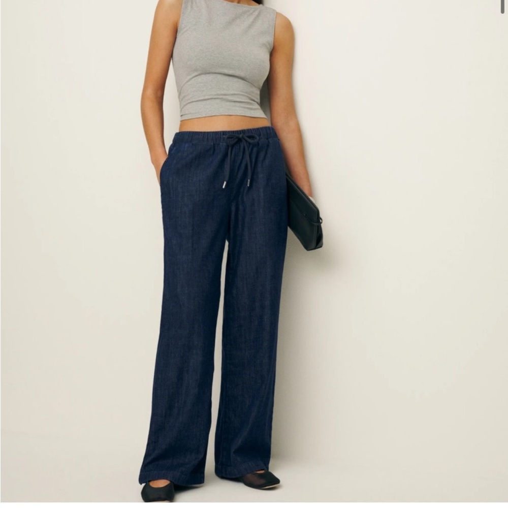 Reformation Iyana drawstring jeans - size S